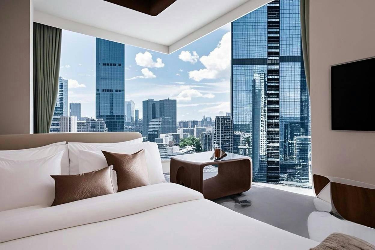 Yun Jin City View Hotel - Guangzhou Taikoo Hui Zhujiang New Town Tianhe Sports Center Екстериор снимка
